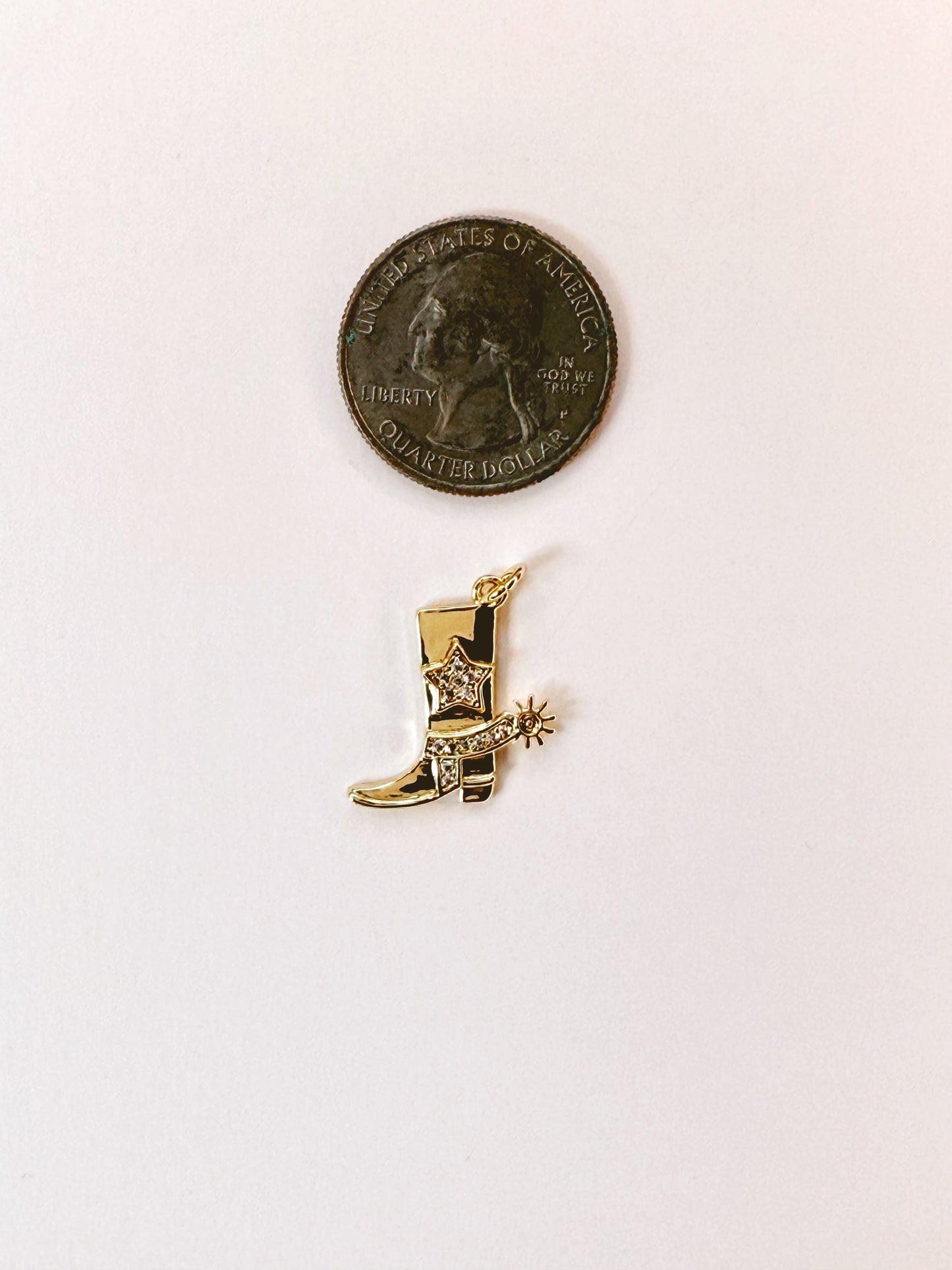 Cowgirl Boot Pendant