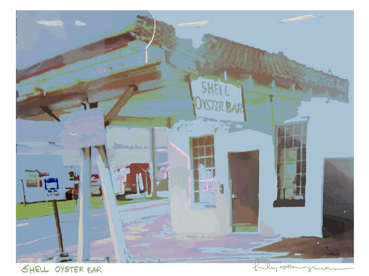 Shell Oyster Bar Print