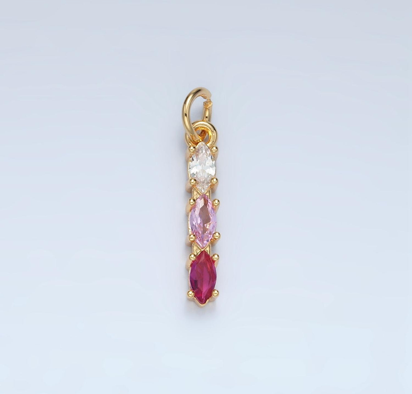 Pink Marquis Linear Charm