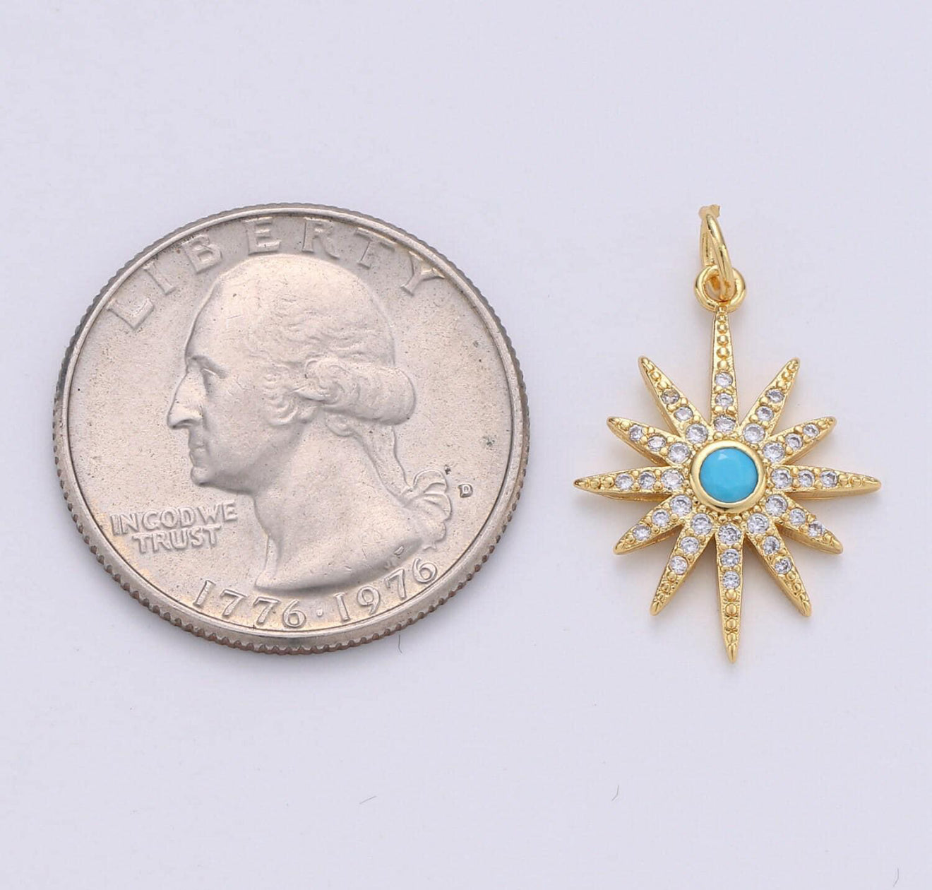 Blue Star Charm