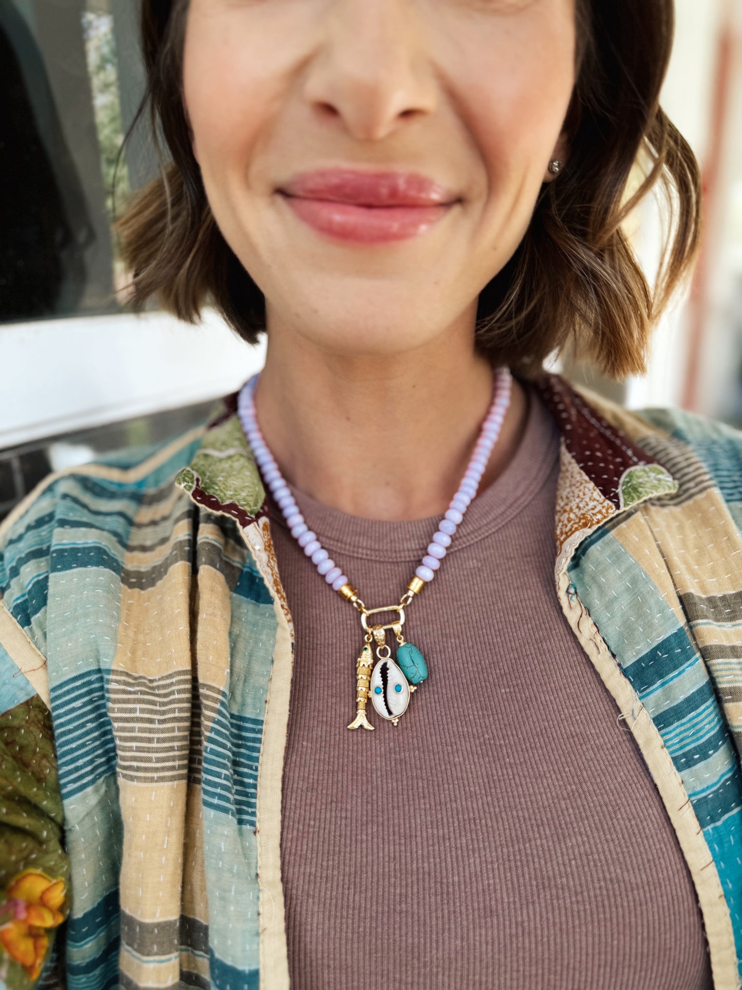 Cowrie Shell Pendant