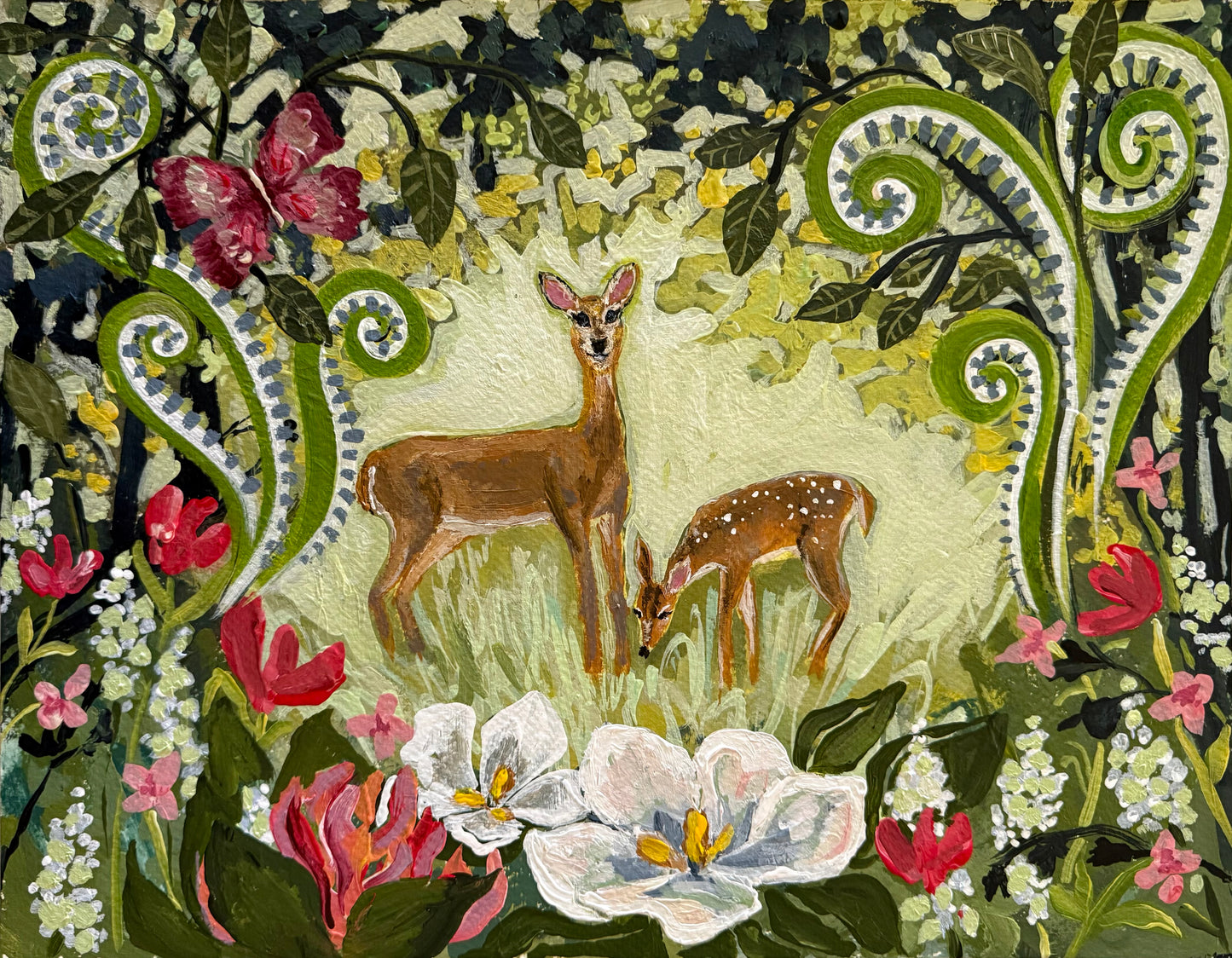 "Spotted Fawn" Original