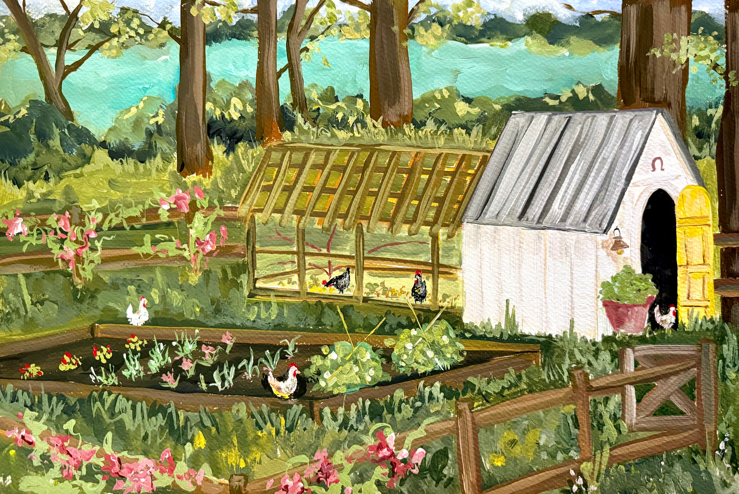 "The Coop" Giclee Print