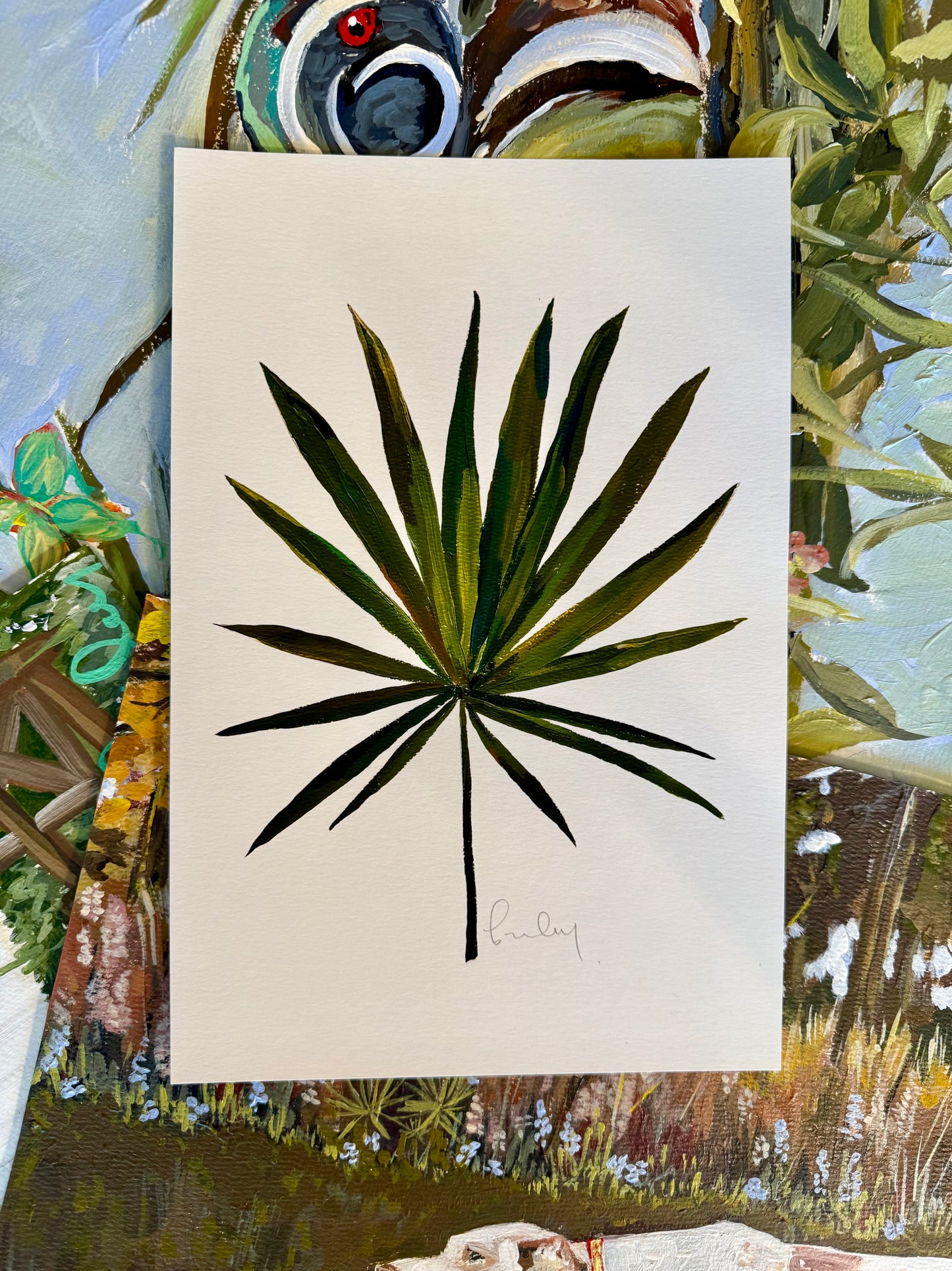 "Saw Palmetto Botanical" Giclee Print