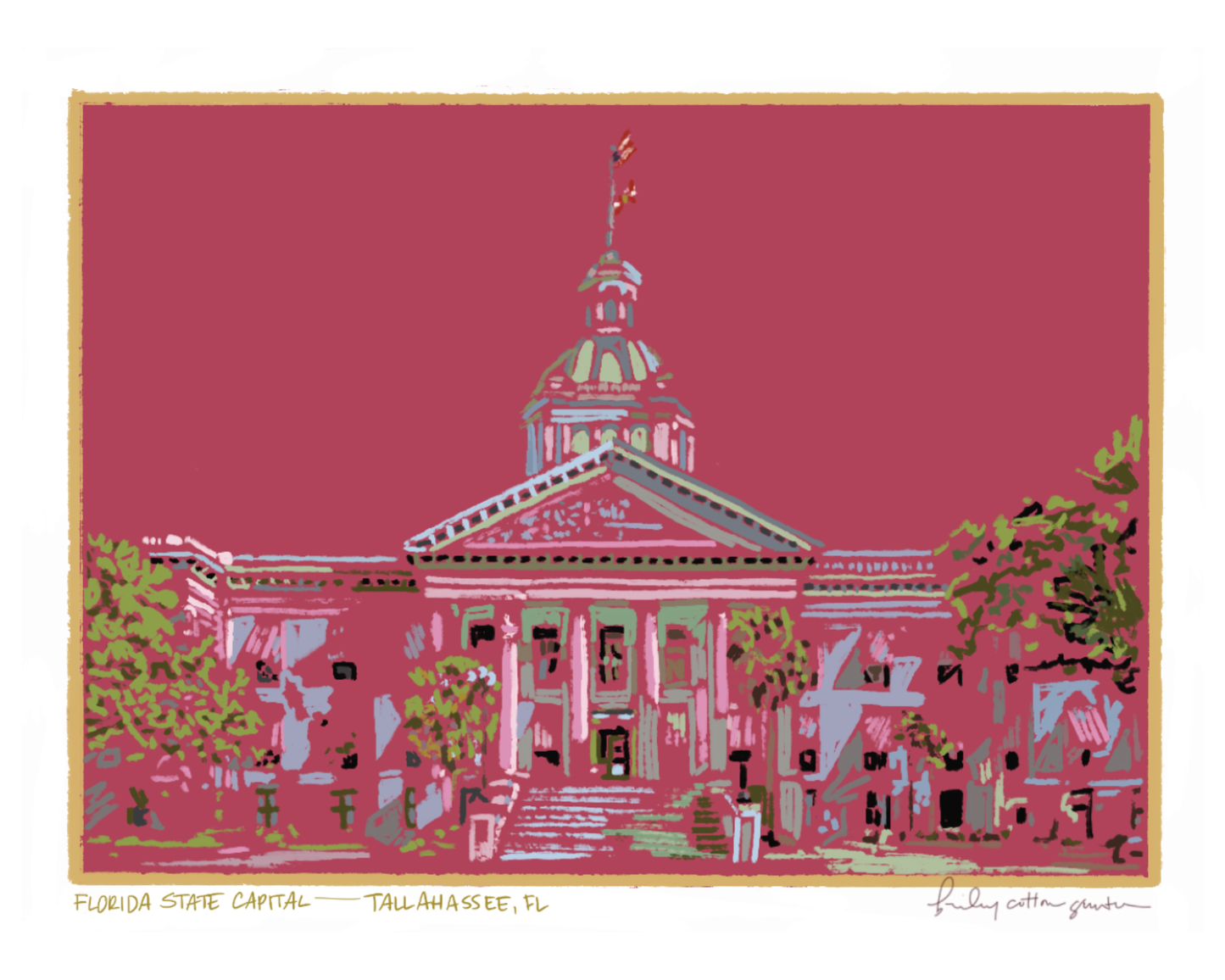 Florida State Capitol Print