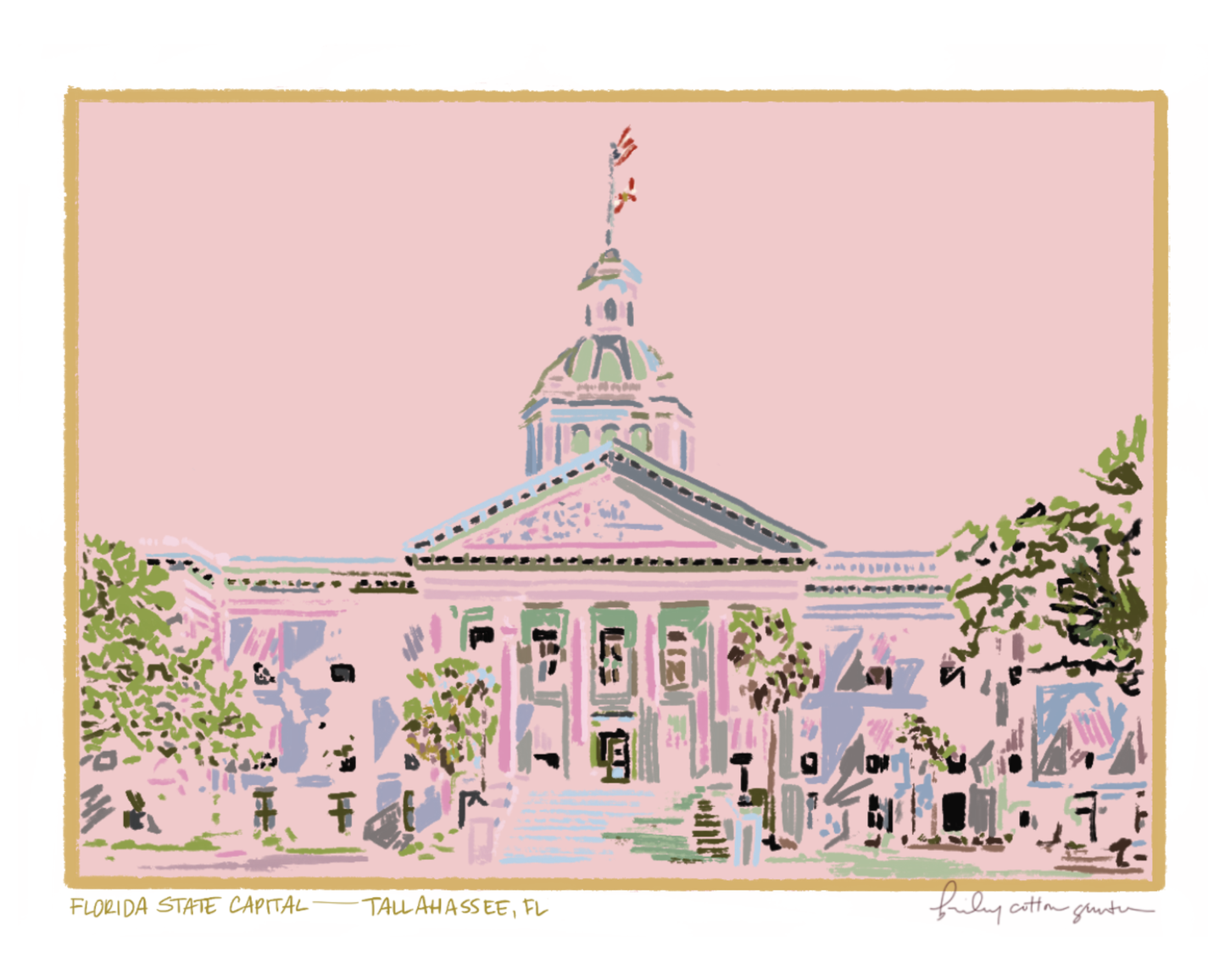 Florida State Capitol Print