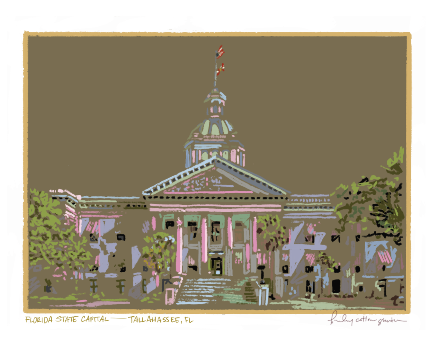 Florida State Capitol Print