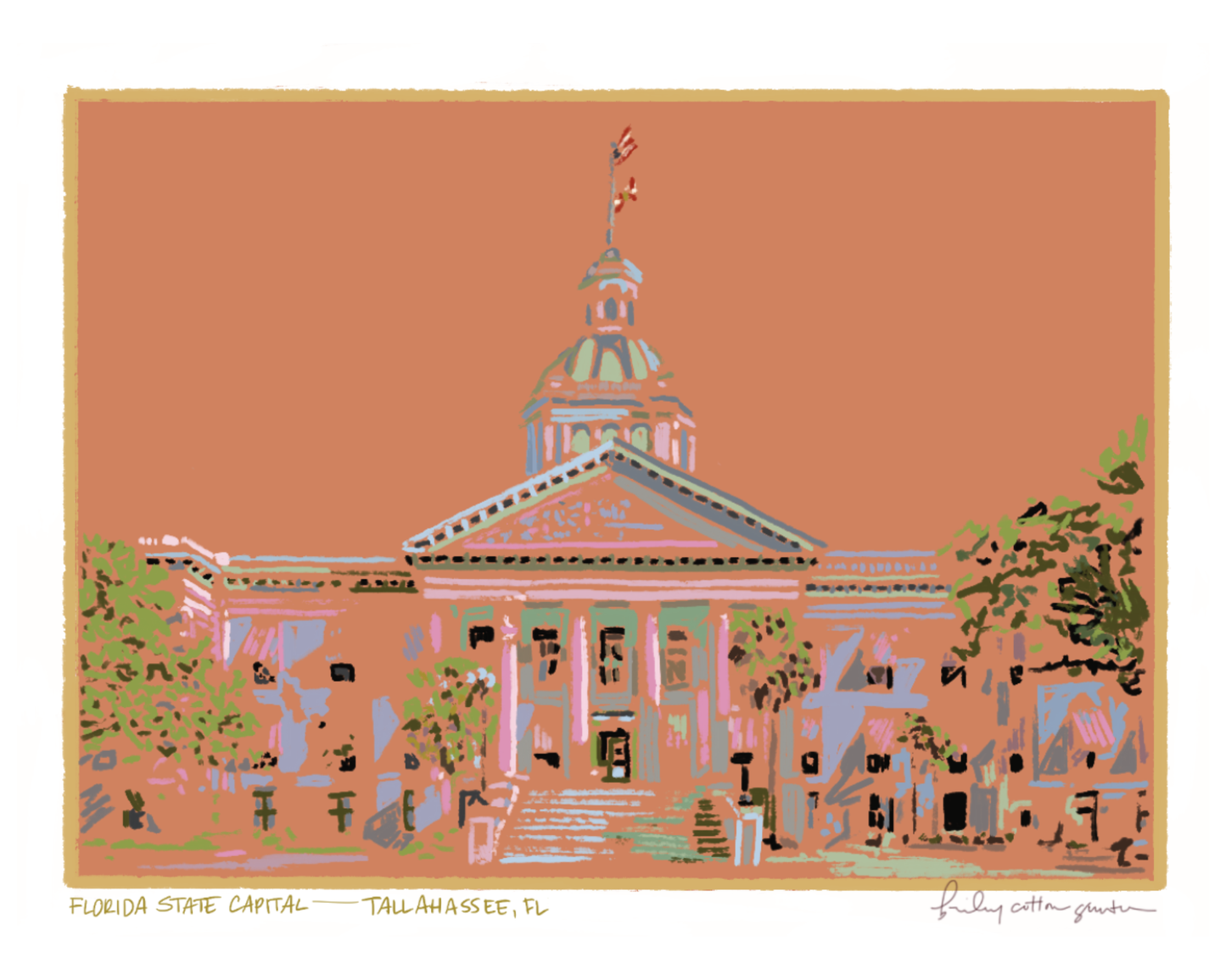 Florida State Capitol Print