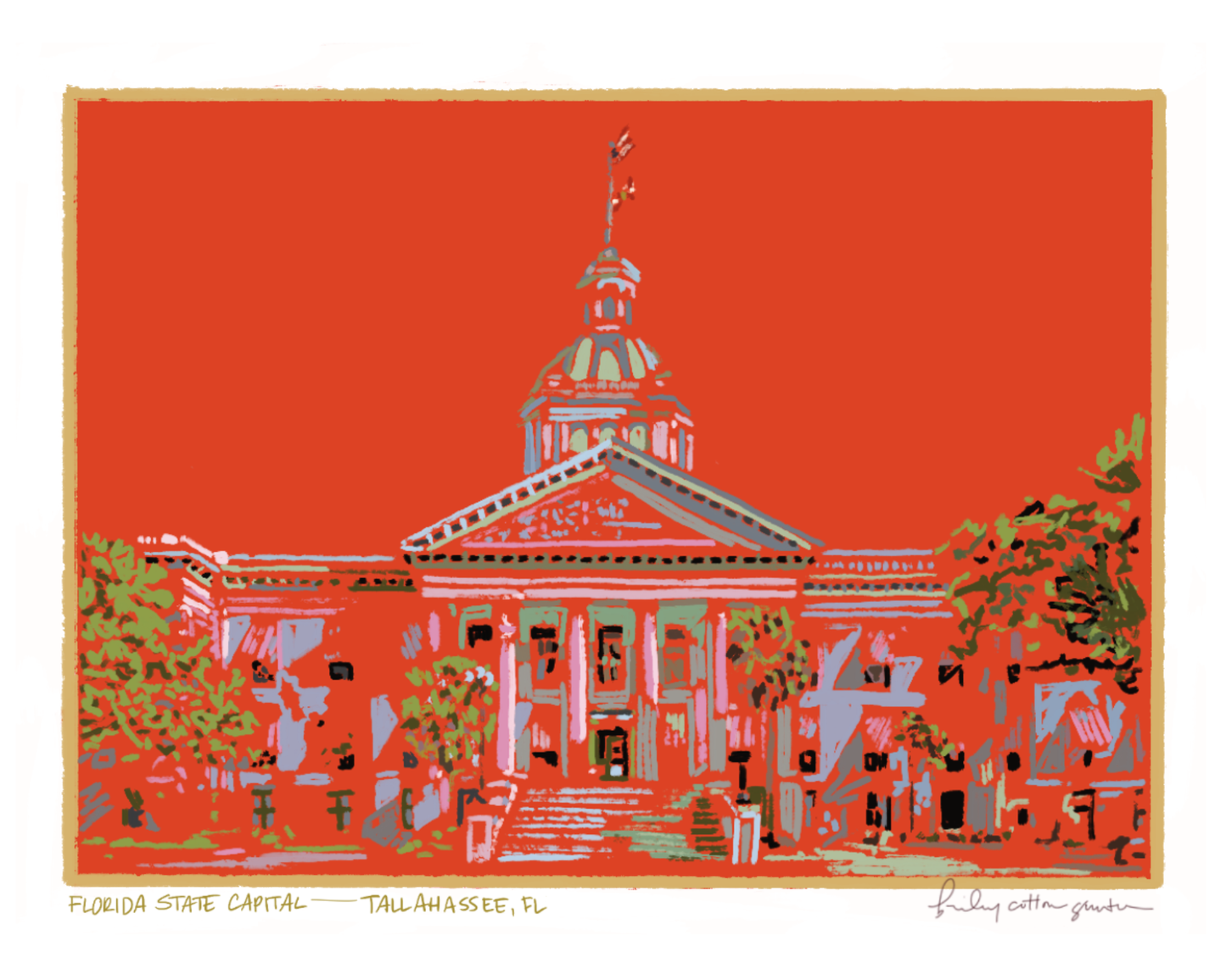 Florida State Capitol Print