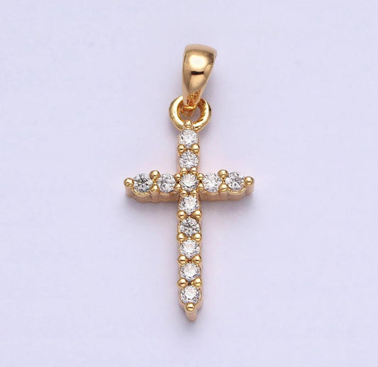 Tiny Cross Charm