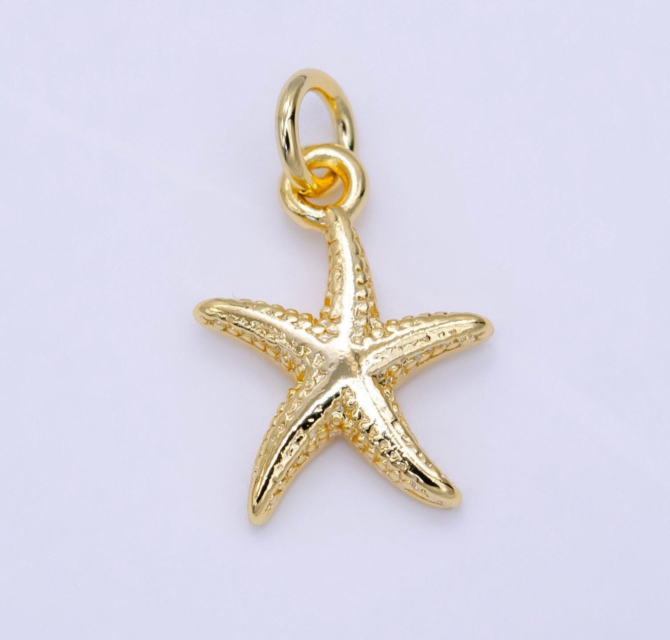 Mini Textured Starfish Pendant