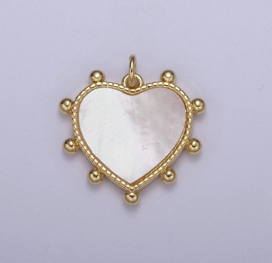 Pearly Heart Pendant
