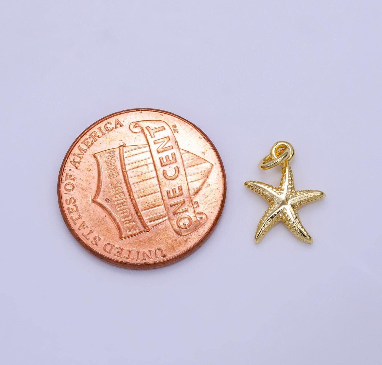 Mini Textured Starfish Pendant