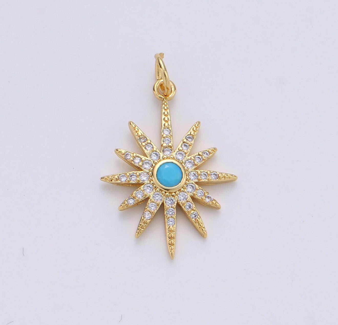 Blue Star Charm