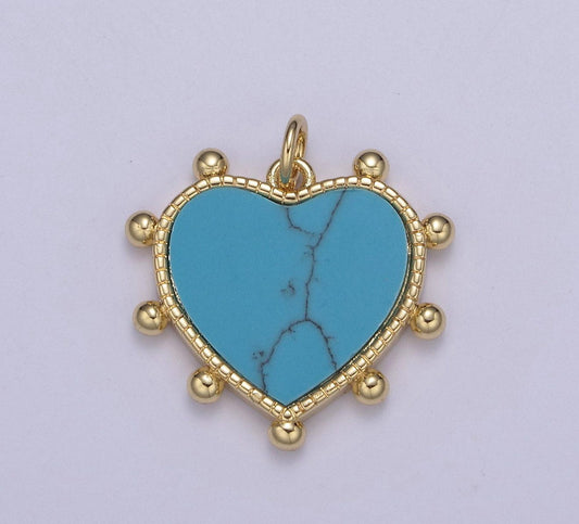 Turquoise Heart Pendant