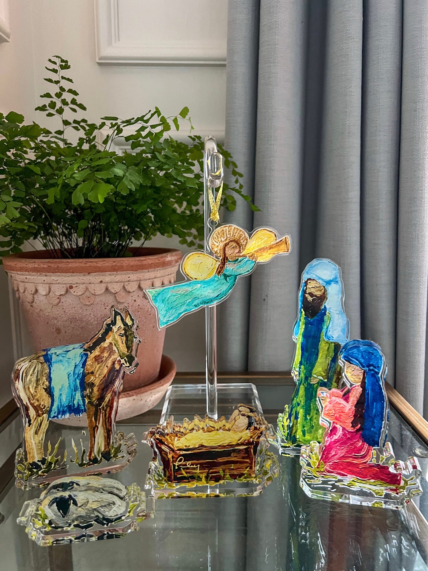 Heirloom Acrylic Nativity Set