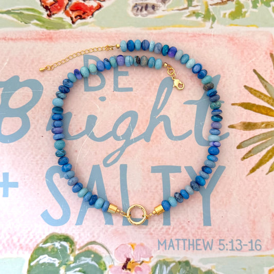 “Blue Cyan” Necklace